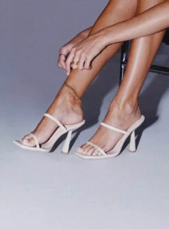 Princess Polly Collaroy Heels Beige