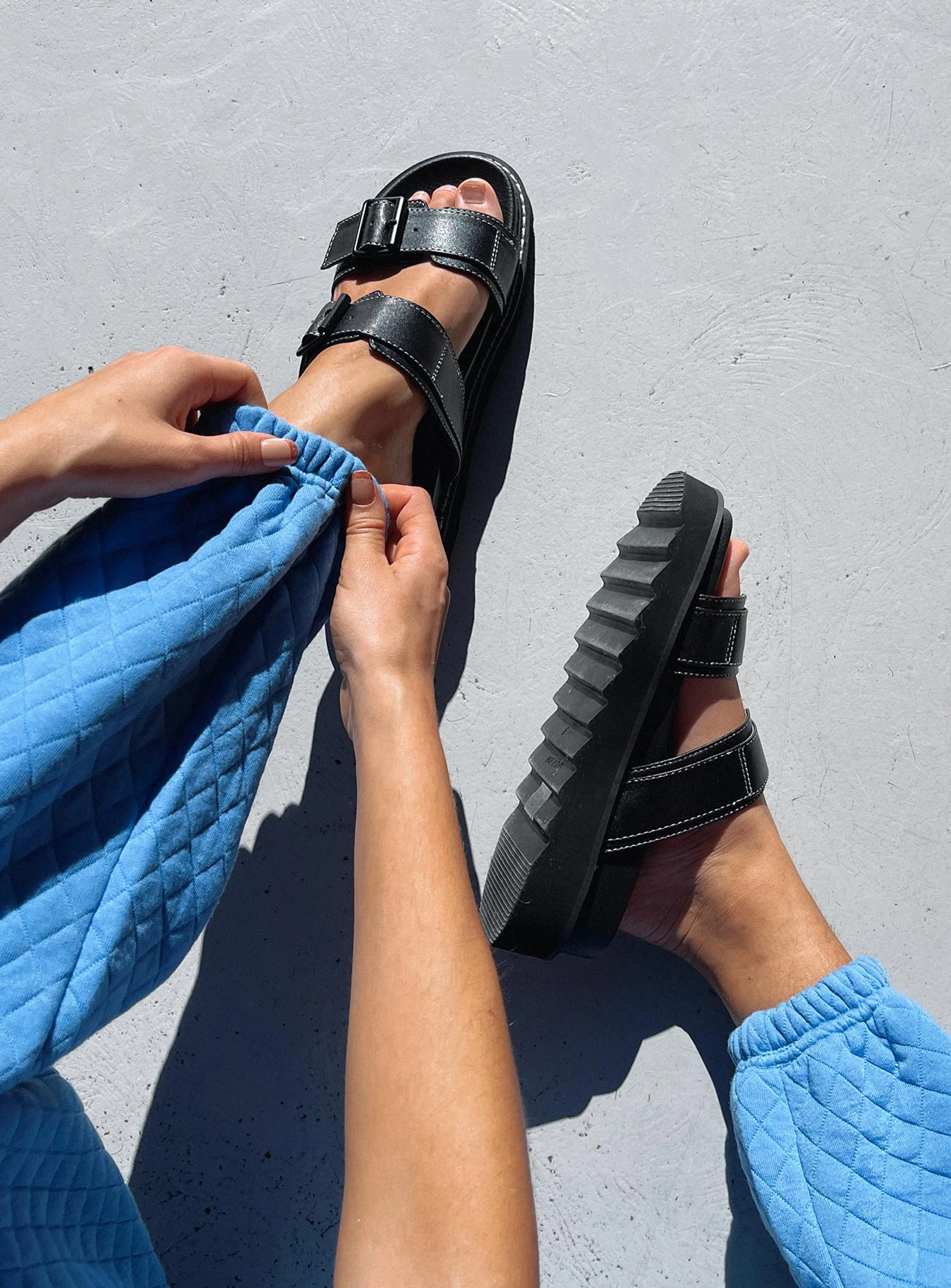 Princess Polly Ma Belle Sandals Contrast Stitch 4 Princess Polly Ma Belle Sandals Contrast Stitch - Image 2