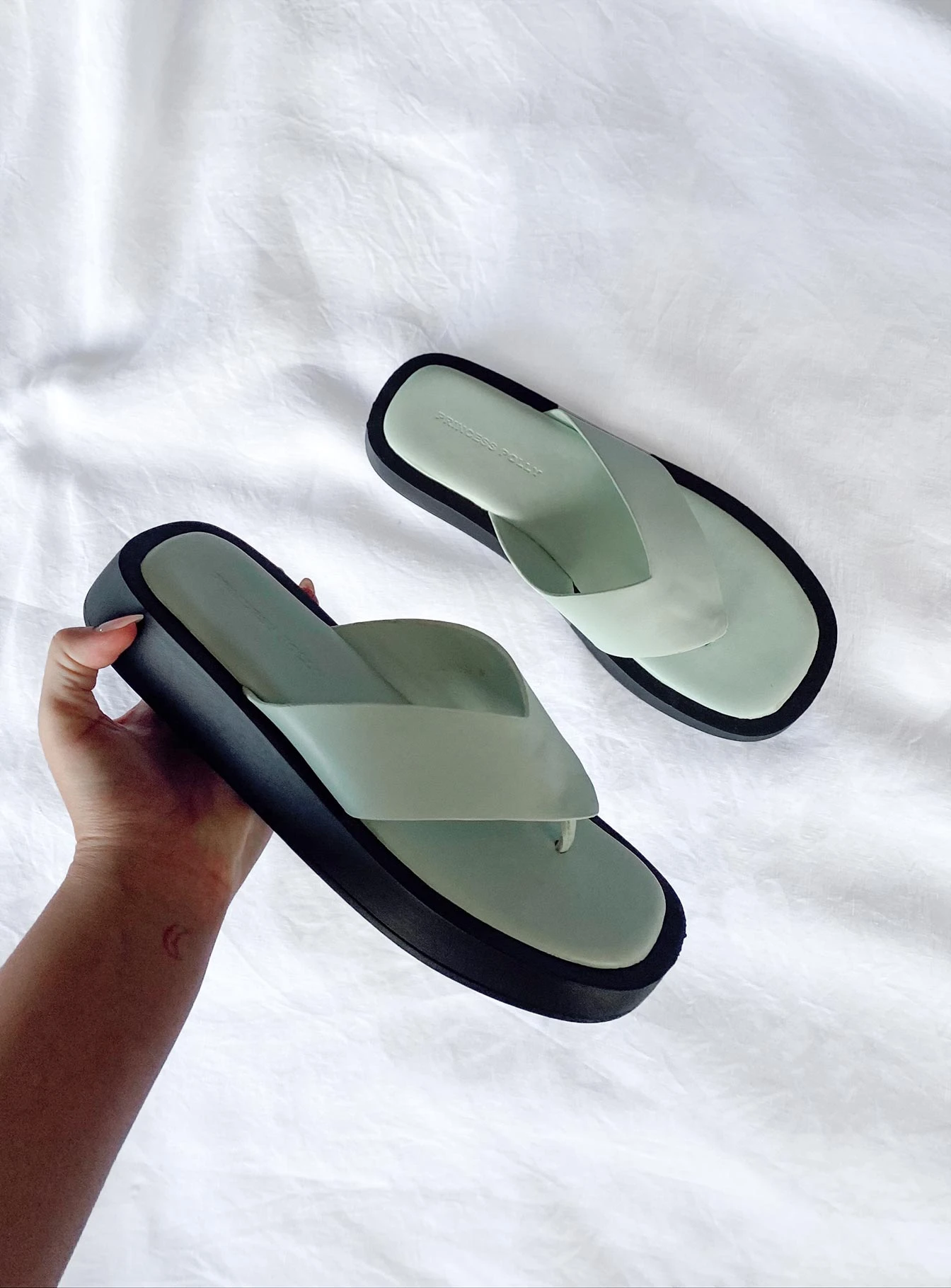 Princess Polly Cabo Sandals Mint 3 Princess Polly Cabo Sandals Mint