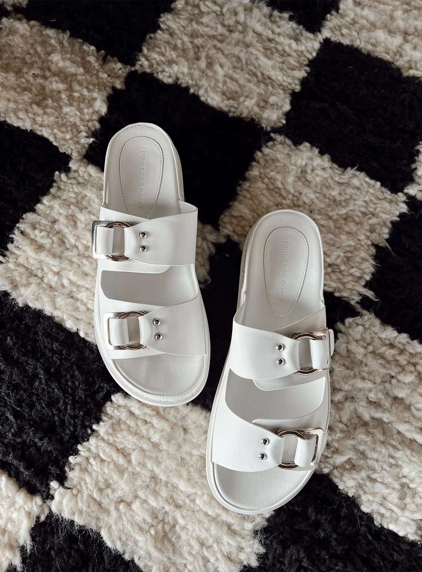 Princess Polly Le Sands Sandals White 3 Princess Polly Le Sands Sandals White