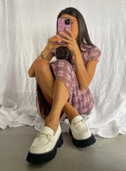 Princess Polly Riley Loafer Patent White