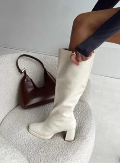 Princess Polly Marianne Boots Cream
