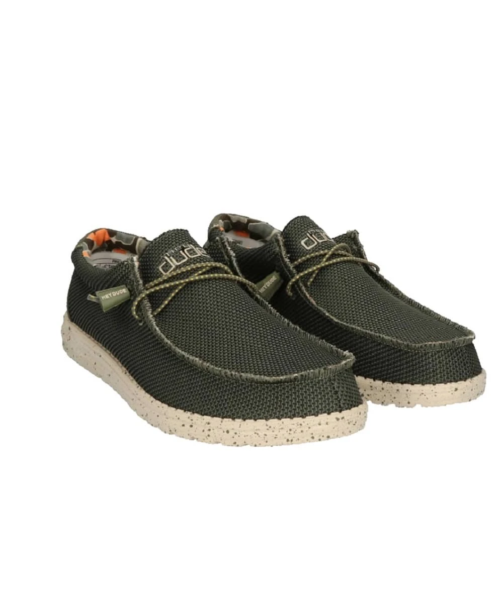 Hey Dude Men's Pine Wally Sox Shoe 3 Hey Dude Men's Pine Wally Sox Shoe