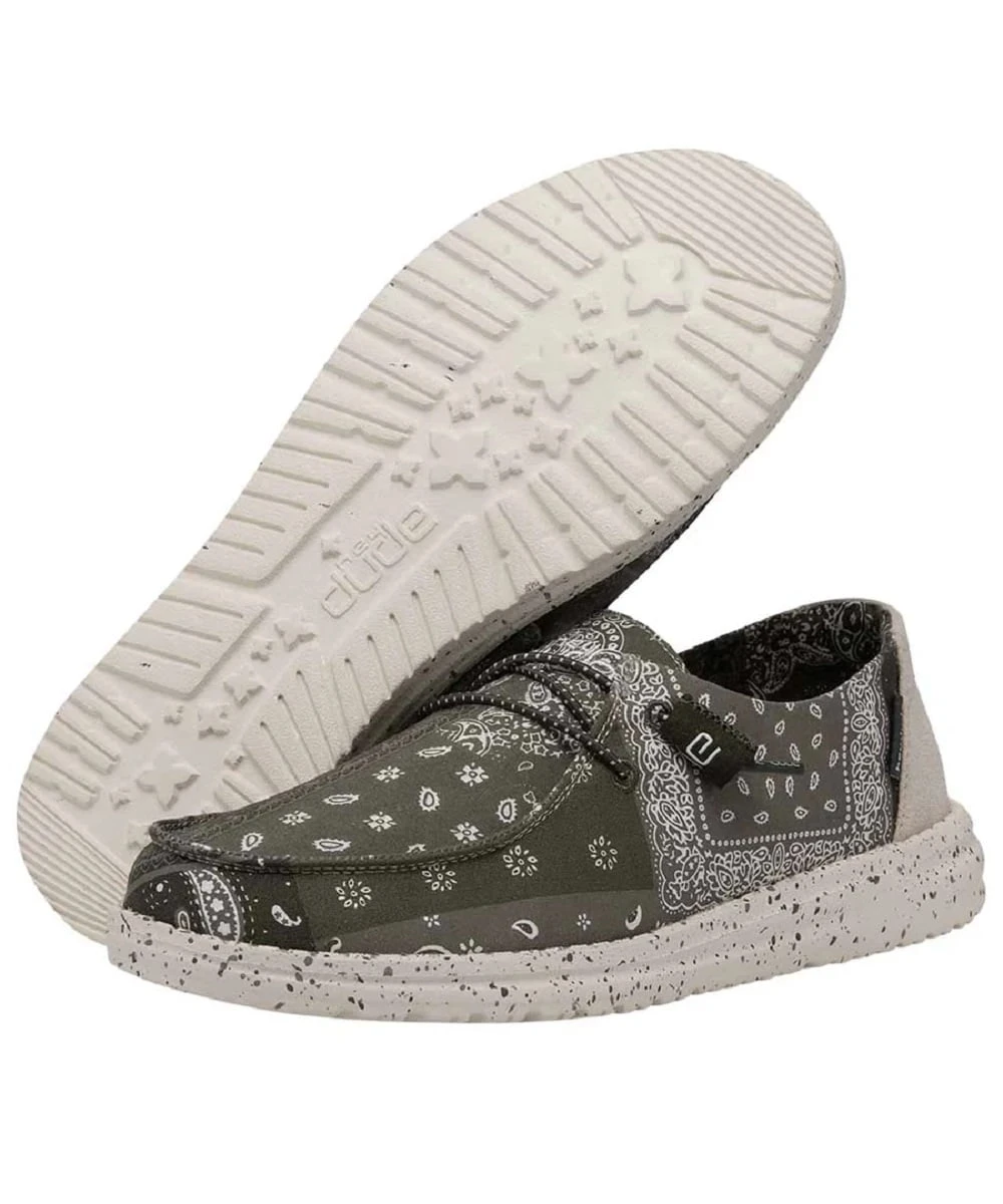 Hey Dude Women's Bandana Army Wendy Patch Shoe 3 Hey Dude Women's Bandana Army Wendy Patch Shoe
