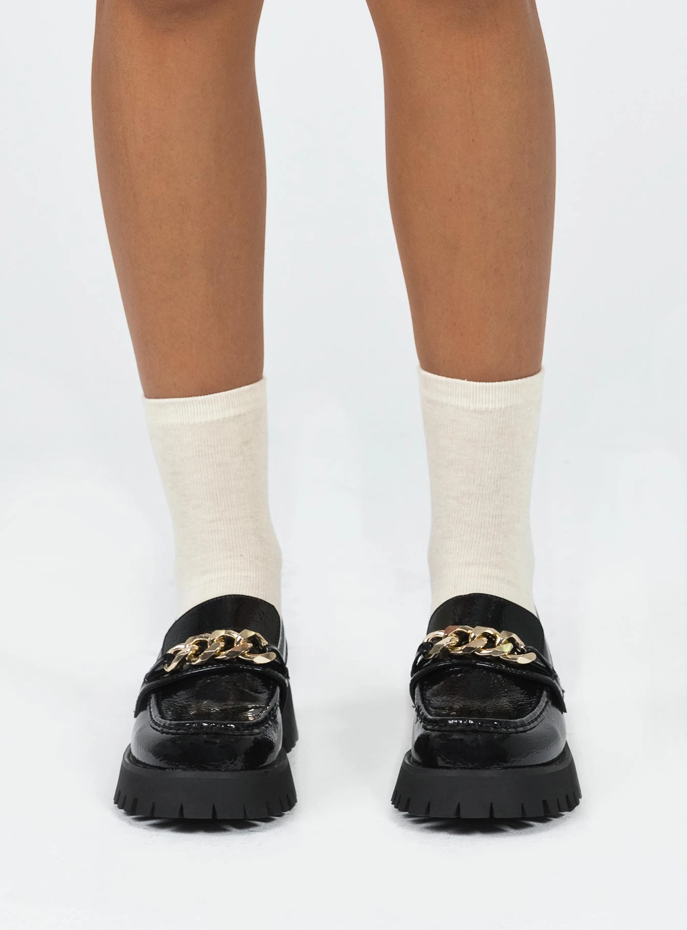 Princess Polly Lucille Loafer Patent Black 4 Princess Polly Lucille Loafer Patent Black - Image 2