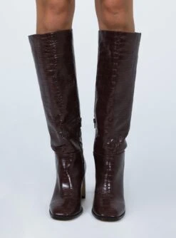 Princess Polly Torrance Boots Brown -Best Shoes Shop 1 5ed009e7 a667 40ec 900f 39af84890c22