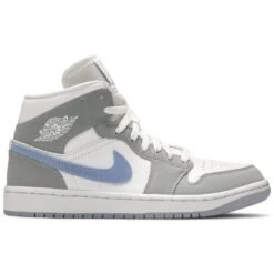 NIKE WMNS AIR JORDAN 1 MID 'WOLF GREY'