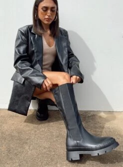 Princess Polly Douglas Boots Black -Best Shoes Shop 1 bd48ba98 5281 4f2f b92e 5e5790094a84