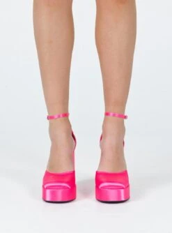 Princess Polly Vogel Platform Heels Pink -Best Shoes Shop 1 d40fce10 b5f3 4ed6 a3d0 c02b0aa7d186