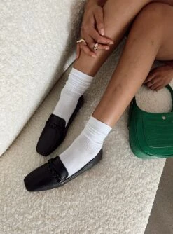 Princess Polly Timothee Loafers Black