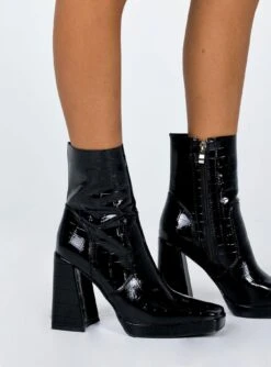 Princess Polly Jamie Croc Platform Boots Black -Best Shoes Shop 1ab 52b19897 e65a 4899 91f8 da1d6680f4cb