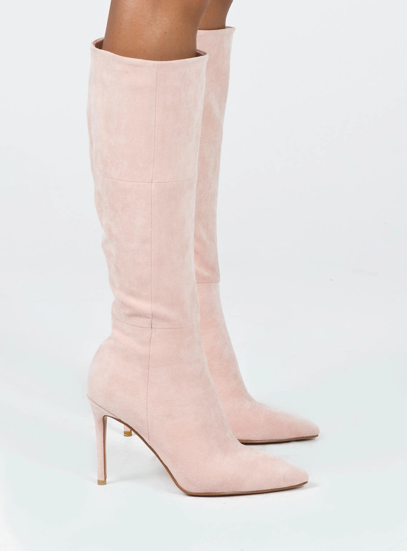 Princess Polly Reynolds Knee High Boot Pink 5 Princess Polly Reynolds Knee High Boot Pink - Image 3
