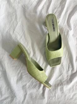 Princess Polly Clair De Lune Heels Neo Mint