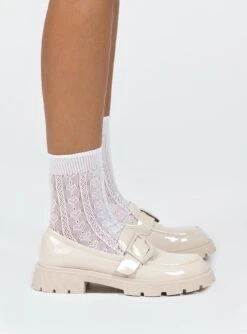 Princess Polly Fitzgerald Loafer Cream -Best Shoes Shop 2 0c176a22 bc9e 4da9 9c31 0d214deac091