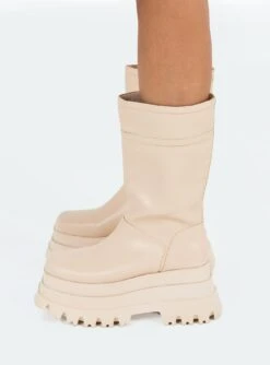 Princess Polly Sky High Boots Cream -Best Shoes Shop 2 3bc1d2e6 5276 48e3 9a3b aa5b8276941c