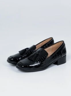 Princess Polly Harper Loafer Black Croc -Best Shoes Shop 2 3cc52d1b ed9b 4783 ac06 d87ca45b45ef