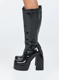 Princess Polly Temptation Boots Black -Best Shoes Shop 2 58cd26d5 39d1 4441 b5bc db89bde2849a