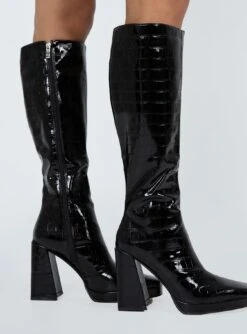 Princess Polly Montgomery Boot Black Croc 12 Princess Polly Montgomery Boot Black Croc -Best Shoes Shop 2 7a90035c d50c 42d6 a4b6 83c9df645ecd