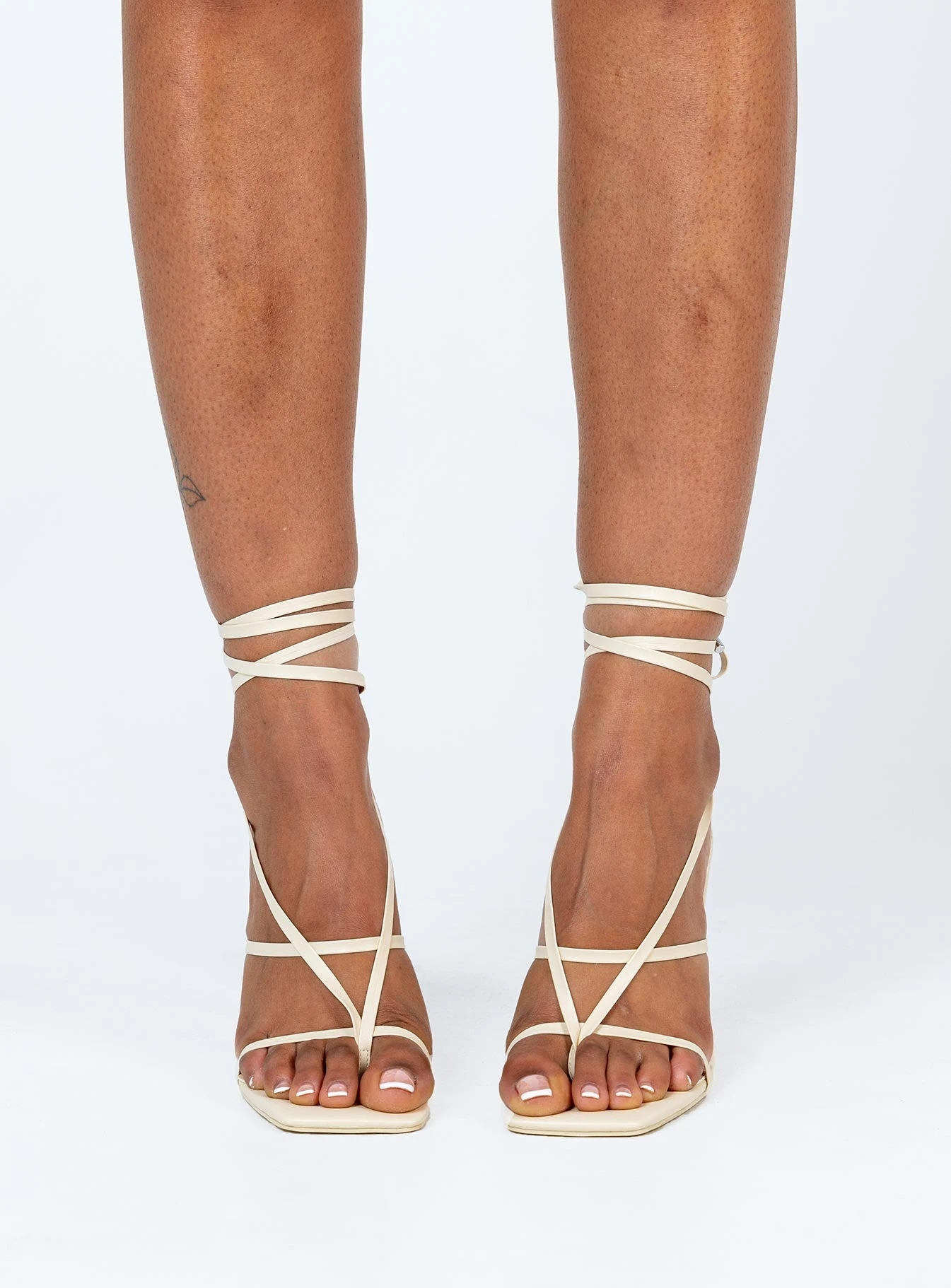 Princess Polly Lombard Heels Sandstone 4 Princess Polly Lombard Heels Sandstone - Image 2