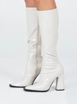 Princess Polly Ivanna Boots Off White -Best Shoes Shop 2 a69bb8df ada0 4dd4 9e38 b7346025f325
