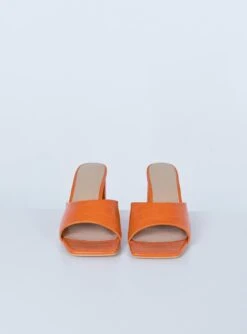 Princess Polly Sunset Boulevard Heels Orange Croc -Best Shoes Shop 2 b588e5ae 2441 4211 b1a1 0eb7d70bb0ee