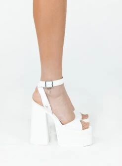 Windsor Smith Monaco Platform Heels White -Best Shoes Shop 2 c5bc1384 efc8 4c9c 9acb 2a0a0960252a
