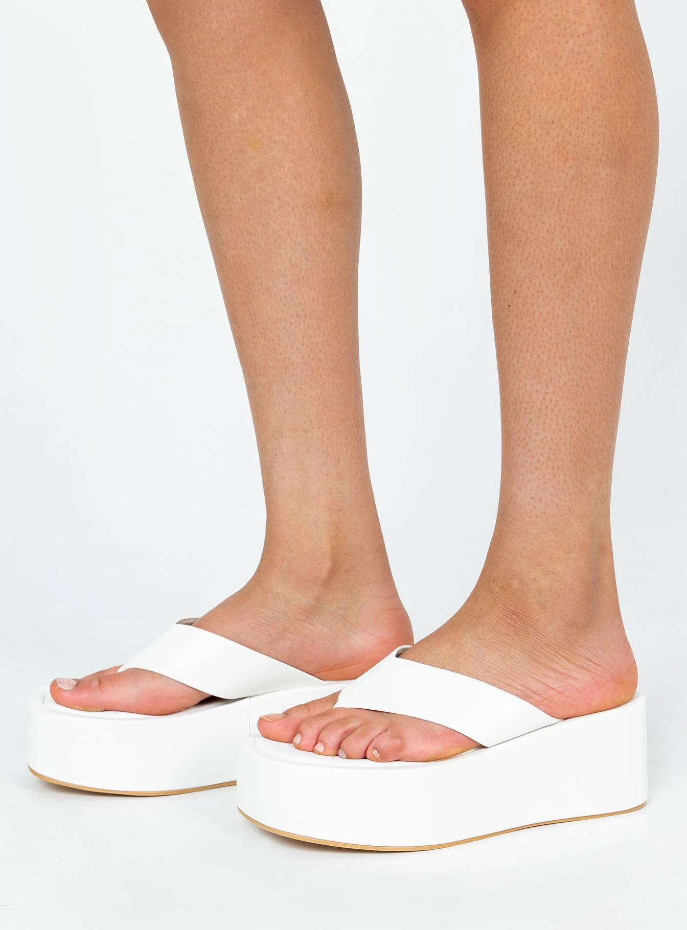 Princess Polly Voodoo Sandals White 5 Princess Polly Voodoo Sandals White - Image 3