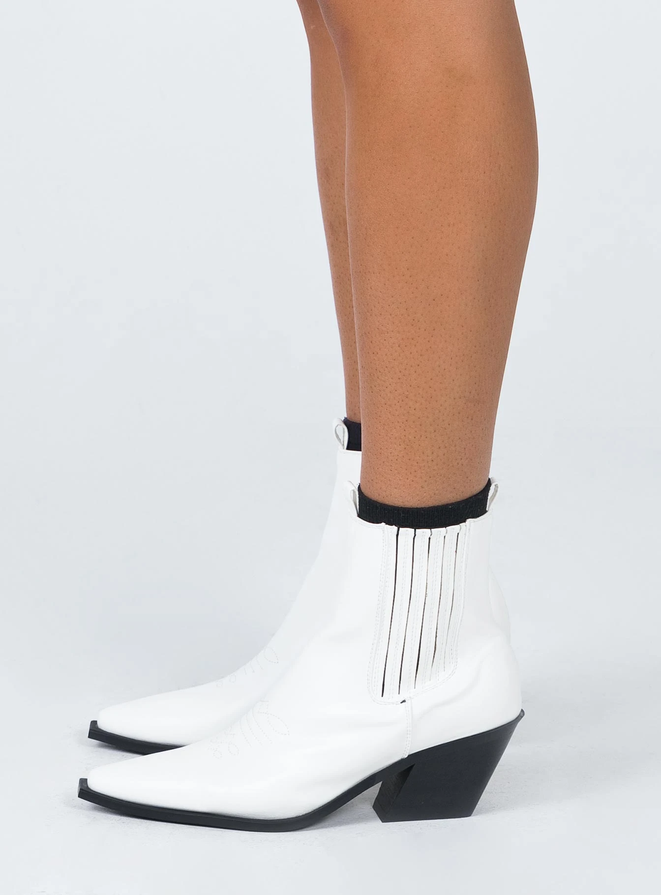 Billini Ezra Western Boot White 5 Billini Ezra Western Boot White - Image 3