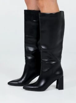 Princess Polly Vesper Knee High Boots Black -Best Shoes Shop 2 f5b6c24a 2e52 4888 afda c9b349ee97d2