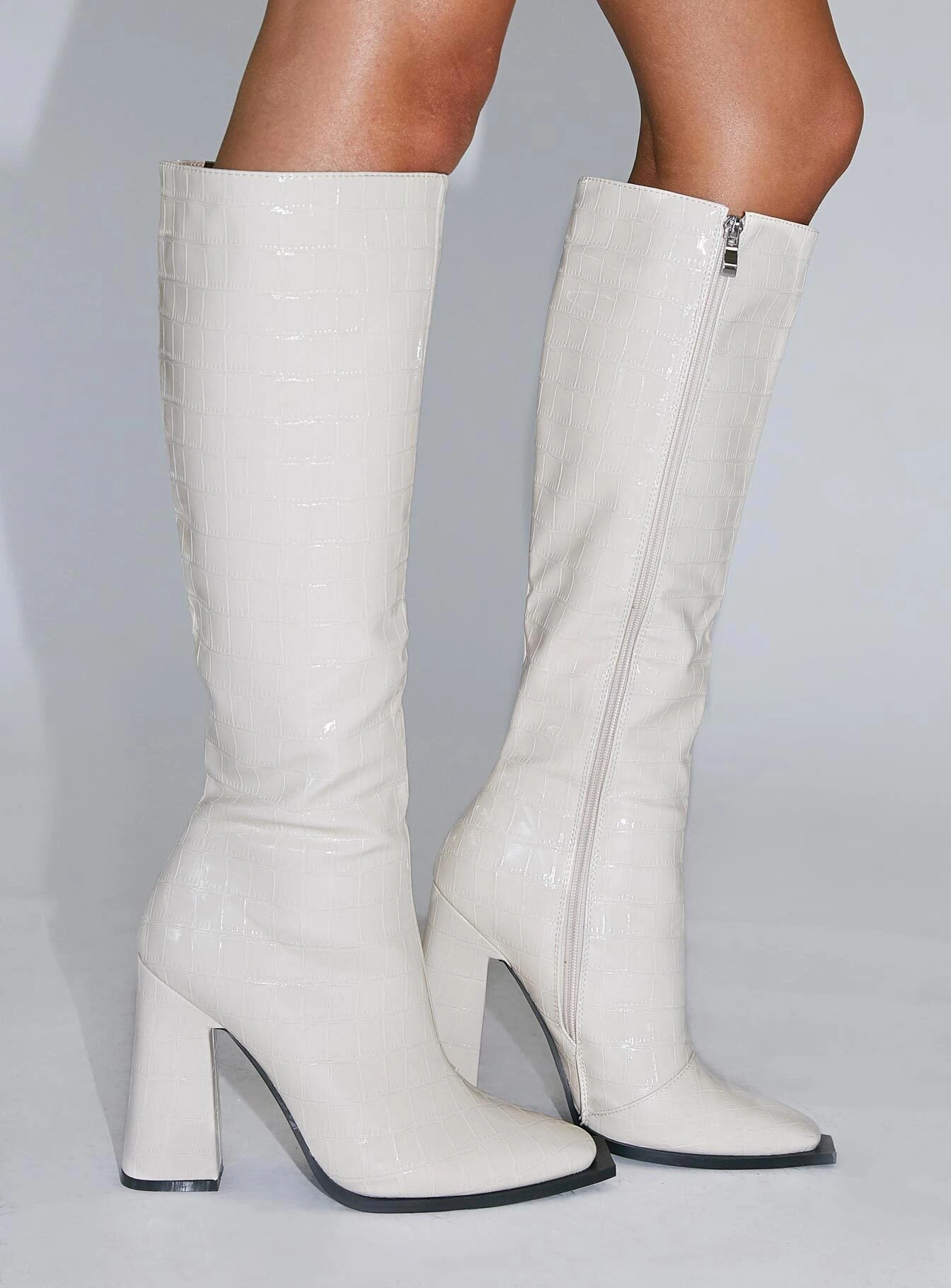 Princess Polly Mercury Boots Ecru 5 Princess Polly Mercury Boots Ecru - Image 3