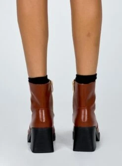 Princess Polly Halo Boots Tan -Best Shoes Shop 3 1a8fc355 c5a4 4854 966b 5f9b3ed15551