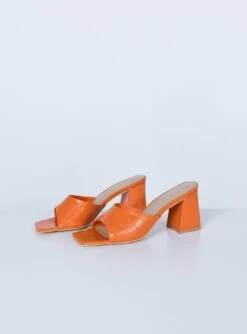Princess Polly Sunset Boulevard Heels Orange Croc -Best Shoes Shop 3 1c04f637 a8ec 40a5 80e1 b0db36dc6082