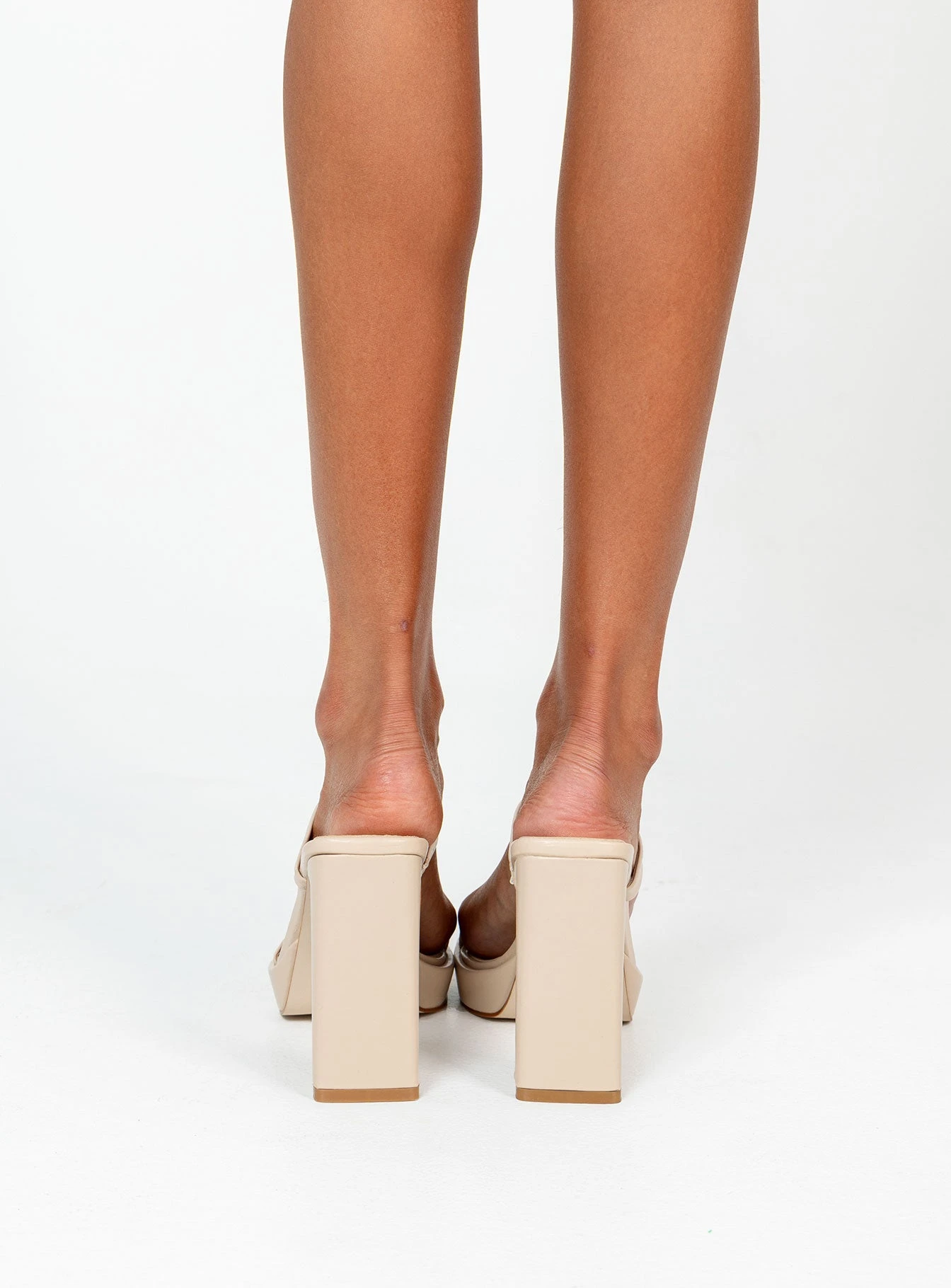 Princess Polly Yelda Heels Matte Beige 6 Princess Polly Yelda Heels Matte Beige - Image 4