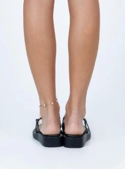 Riki Mini Belt Sandals Black -Best Shoes Shop 3 2b004ab0 c04b 4c37 975f b18e7df6d7c4