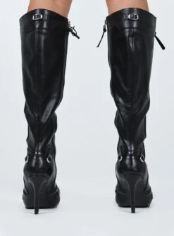 Princess Polly Regal Knee High Boots Black 10 Princess Polly Regal Knee High Boots Black -Best Shoes Shop 3 2be77142 10d0 41af 851f 82cd293f111a