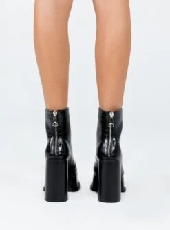 Princess Polly Benon Platform Ankle Boots Black -Best Shoes Shop 3 31108234 70ab 4d58 abb4 eadcdb4e9bf4