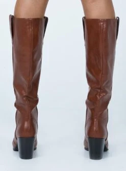 Princess Polly Flora Tan Western Boots -Best Shoes Shop 3 4902c609 9290 4f37 8253 28001f4e4016