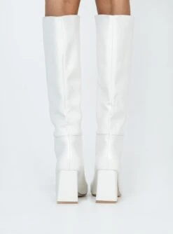 Princess Polly Vesper Knee High Boots White 9 Princess Polly Vesper Knee High Boots White -Best Shoes Shop 3 4baf043d 7654 4887 9889 d10cabb89cf9