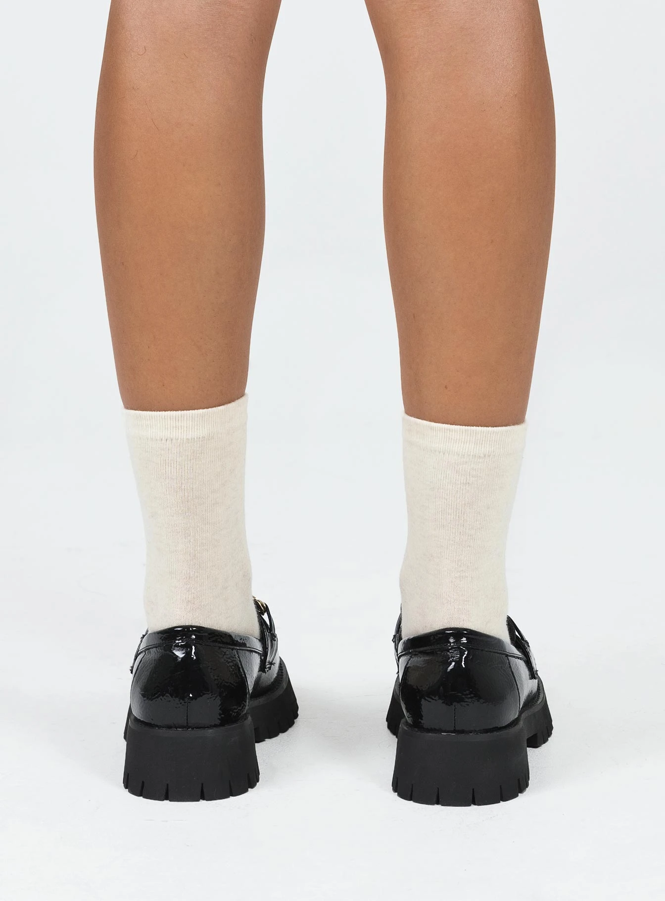 Princess Polly Lucille Loafer Patent Black 6 Princess Polly Lucille Loafer Patent Black - Image 4