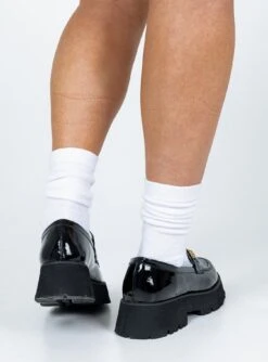 Princess Polly Riley Loafer Patent Black -Best Shoes Shop 3 50db1303 322e 4944 be55 97efdd8dd8f1