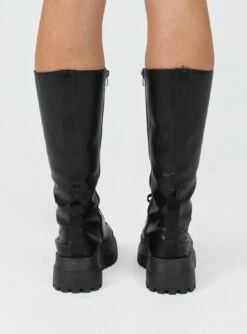 Princess Polly Rothwell Combat Boots Black -Best Shoes Shop 3 58ad18d0 383a 43d4 b0ea daf28f6fa4bc