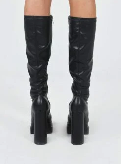 Princess Polly Rodney Platform Boot Black -Best Shoes Shop 3 5cb1531f 82e9 4238 8601 771bdeb19433