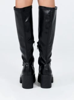 Princess Polly Westcott Knee High Boots Black -Best Shoes Shop 3 661fc75d c1e3 4792 8348 e7d654d7d452
