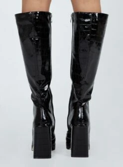 Princess Polly Montgomery Boot Black Croc 13 Princess Polly Montgomery Boot Black Croc -Best Shoes Shop 3 66e27502 a769 40dc b303 e3e0f6238786