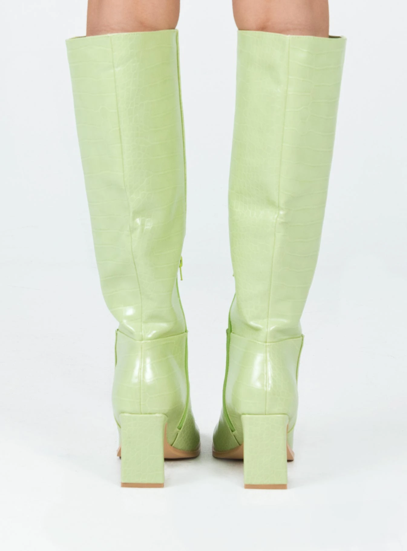 Princess Polly Torrance Boots Green 6 Princess Polly Torrance Boots Green - Image 4