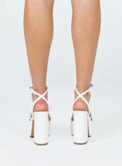 Bardem Platform Heels White -Best Shoes Shop 3 6ed49330 a5e2 4a78 aab1 571f71651aff