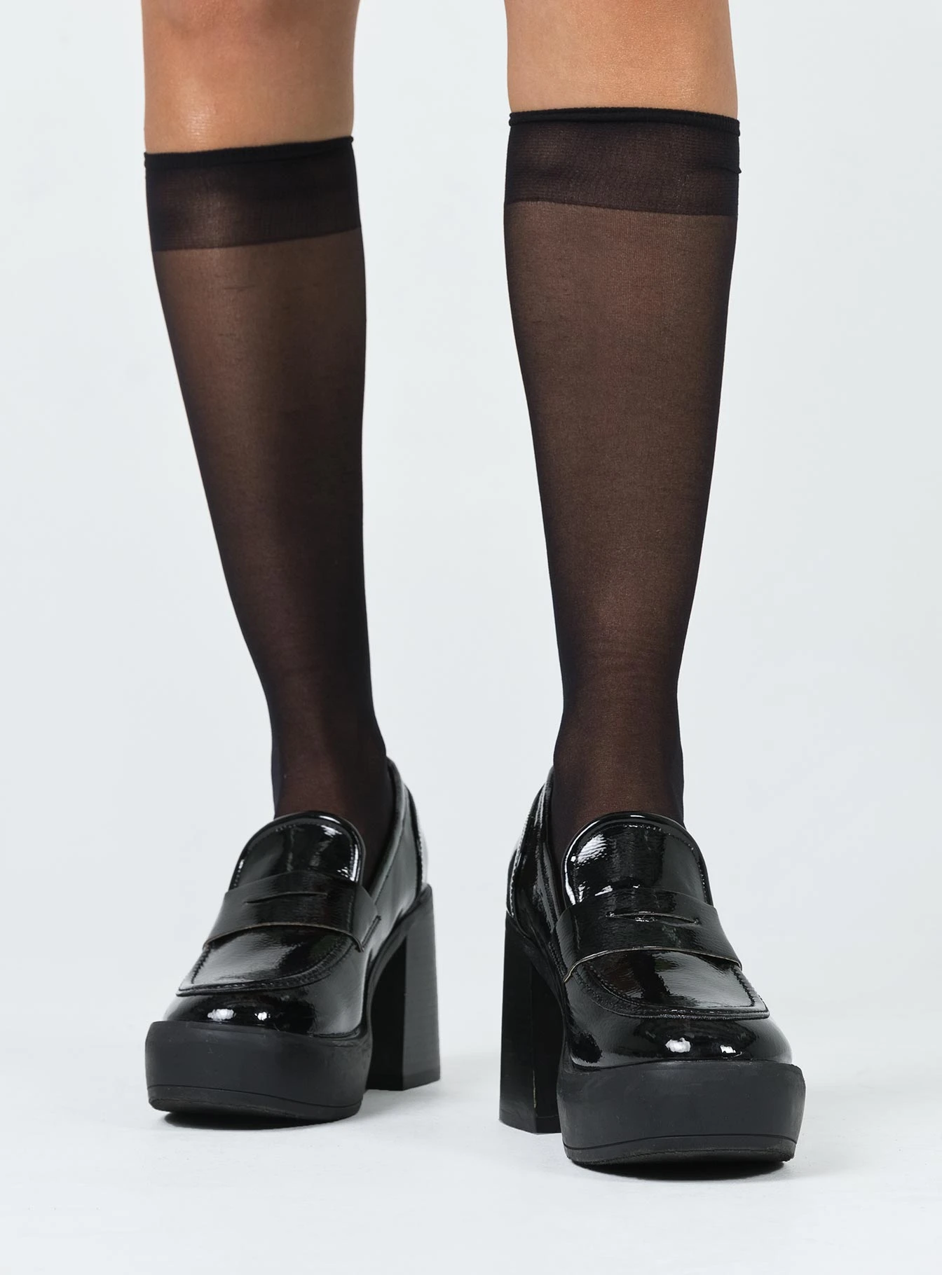 Princess Polly Metropolitan Heels Black 6 Princess Polly Metropolitan Heels Black - Image 4