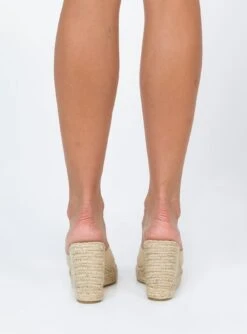 Princess Polly Bronte Wedged Heels Natural Canvas -Best Shoes Shop 3 98dabee1 0518 4a1d 94f6 897dda46207c