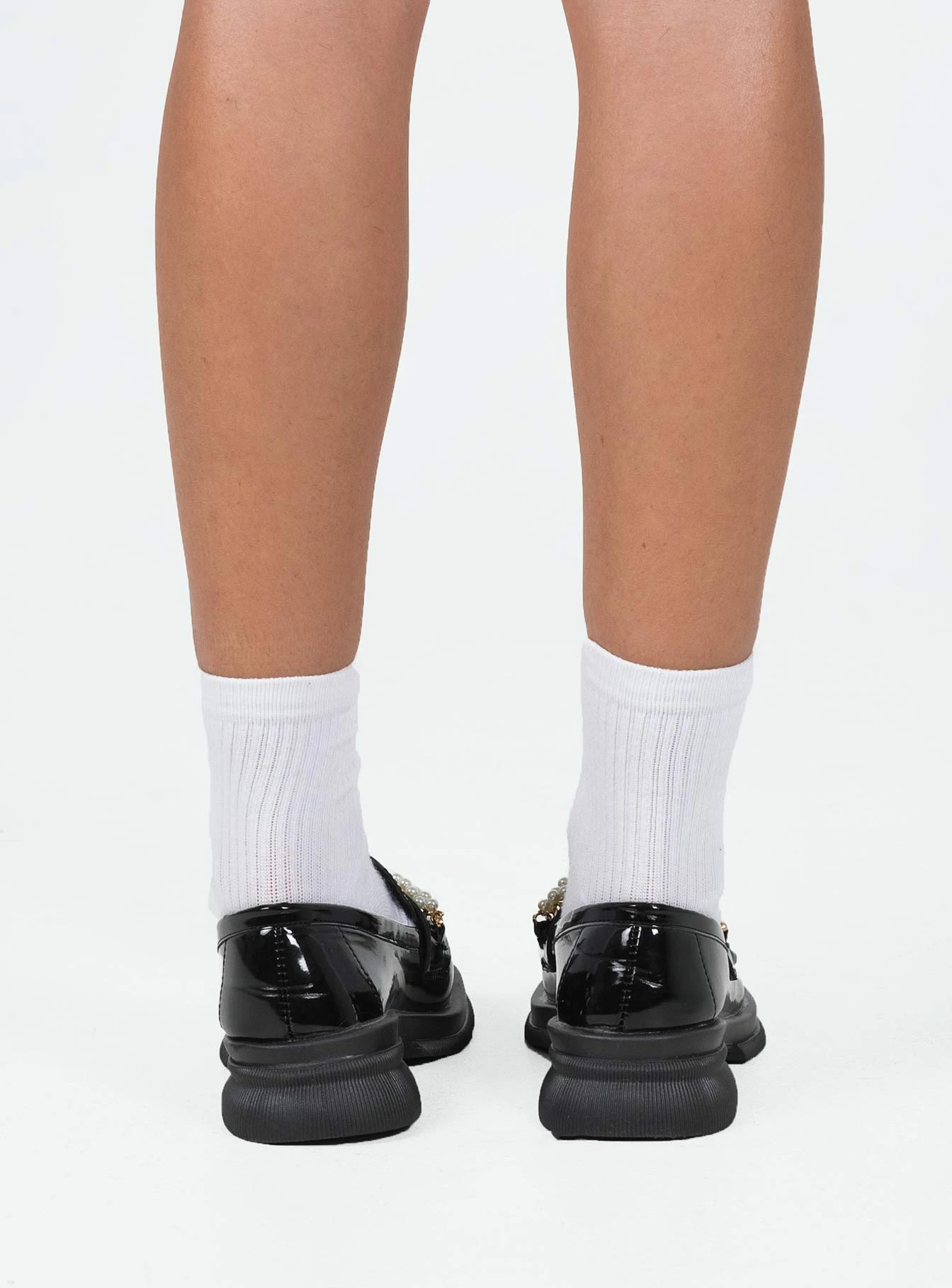 Princess Polly Jamil Loafers Black 6 Princess Polly Jamil Loafers Black - Image 4