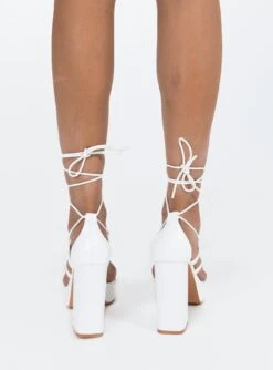 Mallard Strappy Heels White 9 Mallard Strappy Heels White -Best Shoes Shop 3 ab8279c0 ba25 48ef 8bbd 8f5f6d022b47